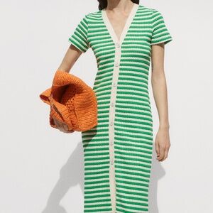 NWT - Mango crochet midi dress